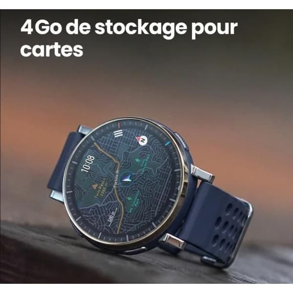 Amazfit Active 3 Premium GPS NFC Bluetooth 45mm AMOLED Vandmodstand 5ATM Blå