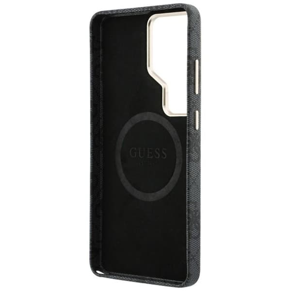 Coque Guess 4G Script MagSafe för Samsung Galaxy S26 Ultra - Svart