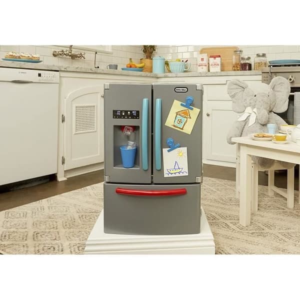 Little Tikes - My First Electronic Fridge - Interactive & Realistic with Sounds - Simulation Hushållsapparat för