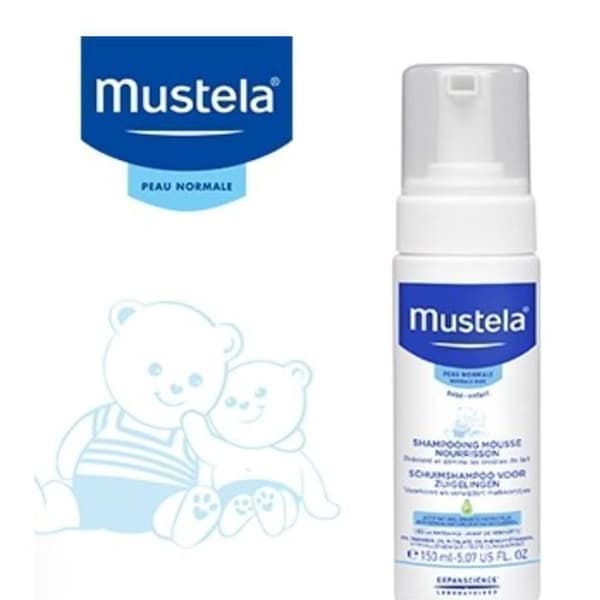 Mustela Schampo Mousse för Spädbarn - 150 ml