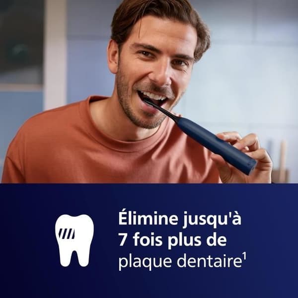 Elektrisk tandbørste - PHILIPS - Sonicare 5500 - 2 tilstande - Trykadvarsel - Blå