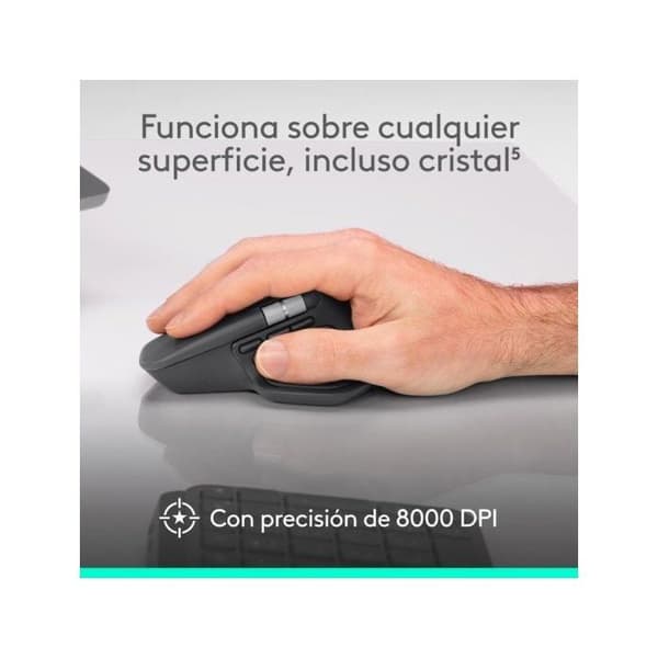 Trådlös mus - Logitech - MX Master 4 - Ergonomisk - Grafit