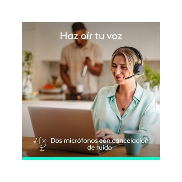 Logitech Zone Wireless 2 trådløse Bluetooth-hovedtelefoner med støjreduktion grafit