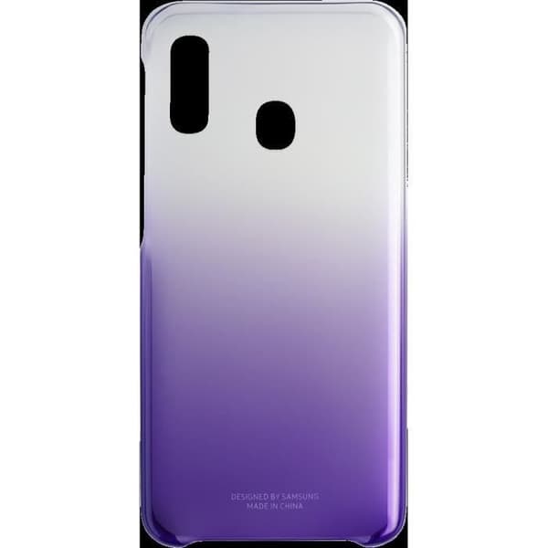 Baksida Evolution Galaxy A20e Lila