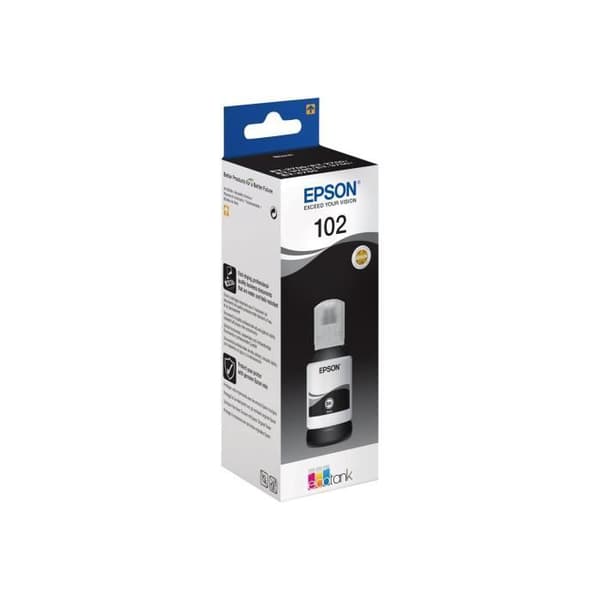 Epson 102 EcoTank BK Ink Bottle bläckpatron