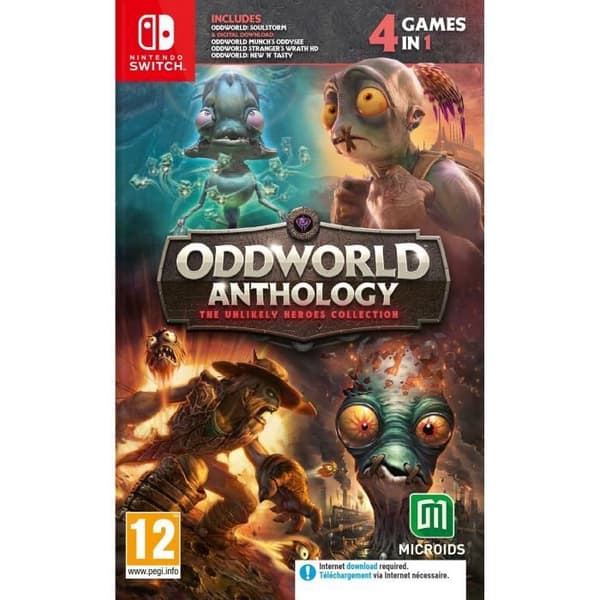 Oddworld Antologi: De Usandsynlige Helte Samling - Nintendo Switch Spil