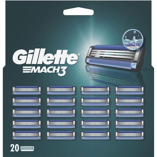 GILLETTE Mach3 20 stk.