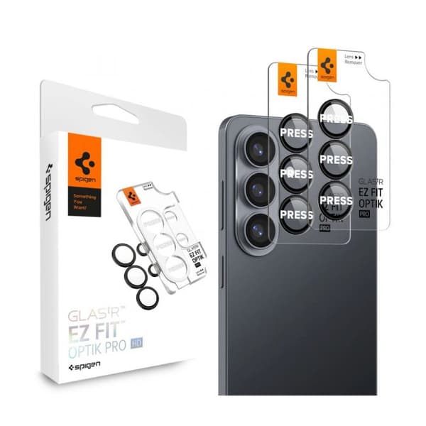 Spigen Optik Pro HD Objektivbeskytter - Sort