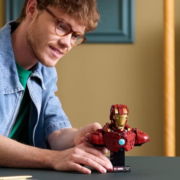 LEGO Marvel 76327 Iron Man MK4 Bust - Byggeri Sæt Til Voksne - Gaveidé
