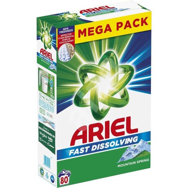 ARIEL Alpine Fresh 4,4 kg (80 vaske)