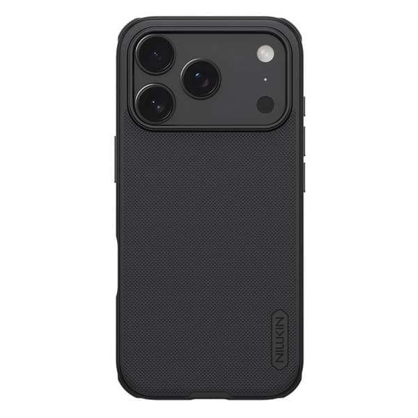 iPhone 17 Pro Max Cover Bi-Material Design Super Frosted Pro Nillkin Sort