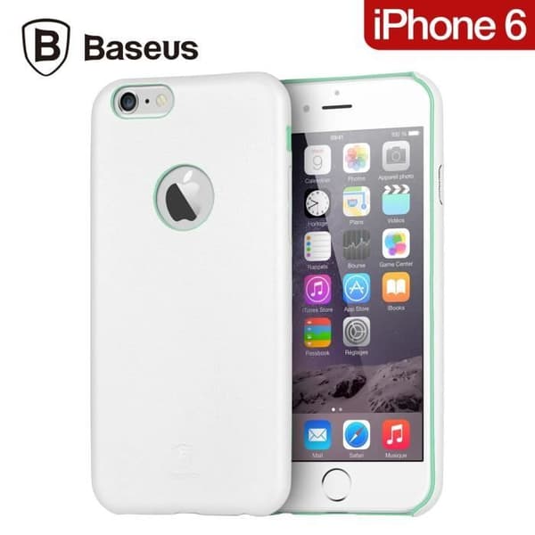 Coque - Baseus - Tyndet Cover - Hvid - Fleksibel - Let - iPhone 6