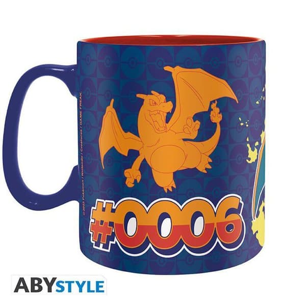 Mugg | Pokemon | Dracaufeu Metall Effekt 460ml