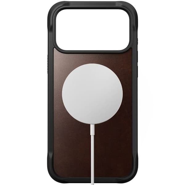 Läderfodral - NOMAD - iPhone 17 Pro Max - Rustik Brun - Robust Skydd - Elegant