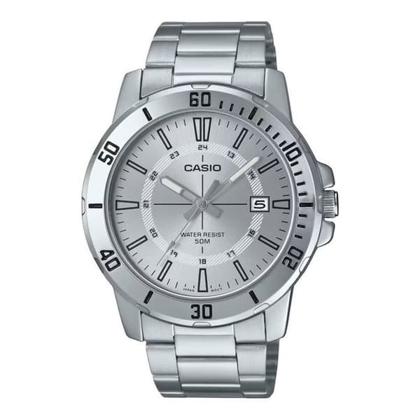 Herreur - CASIO - MTP-VD01D-7CV - Rustfrit stål - 50m vandtæt - Kvarts