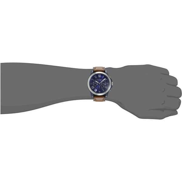 Ur - FOSSIL - FS5151 - 44MM - Sort læder - Urkasse i rustfrit stål