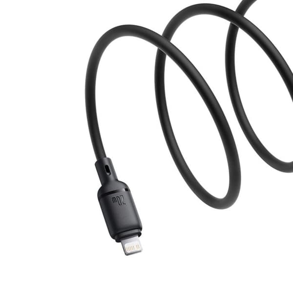 Baseus Silky Series USB-C Lightning 2.4A 20W 1m Sort