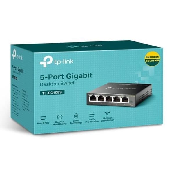 Tp Link netværksskift 5 porte 10/100/1000 Mbps