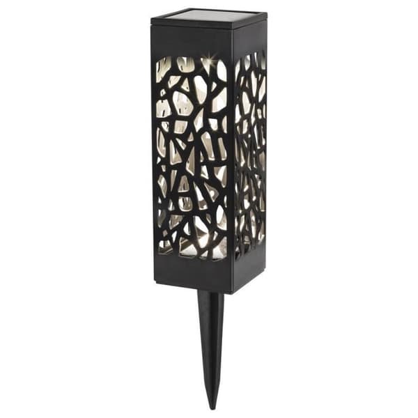 Solarlampe med kontakt Rabalux Mora - sort - TU