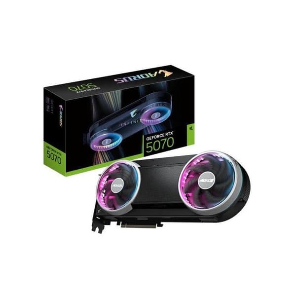GIGABYTE AORUS GeForce RTX 5070 INFINITY 12G prestandakort
