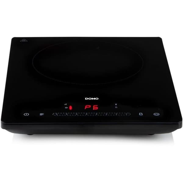 DOMO DO332IP - 1-brænder induktionskogeplade - 2000W - Touchscreen - 3 timers digital timer - 8 effektniveauer - 20 cm