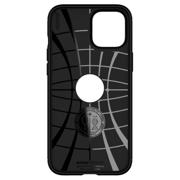 Coque - Spigen - Tough Armor - Metalgrå - Robust beskyttelse - Trådløs opladning