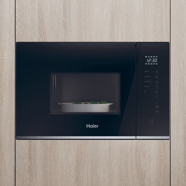 Indbygningsmikroovn Haier 800W 20L Sort - H38FMWID2S7