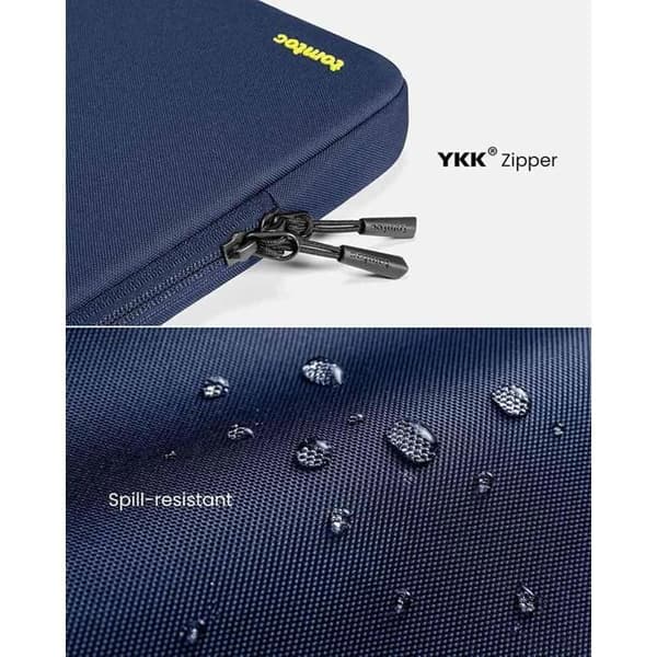 Laptopväska - TOMTOC - 14 MacBook Pro/Air - Mörkblå - Polyester - Unisex