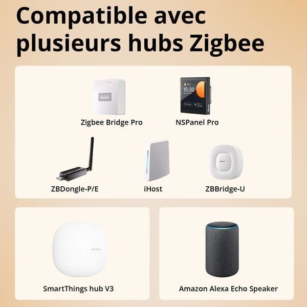 Smart switch - SONOFF - ZBMINIL2 - Zigbee 3.0 - Ingen neutraltråd - Bidirektionell kontroll