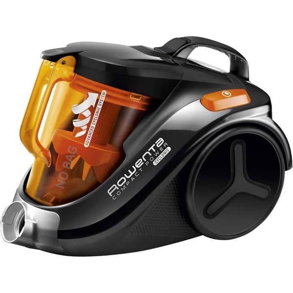 Støvsuger uden pose - ROWENTA - RO3753EA - Compact Power Cyclonic - Sort - 2 Liter