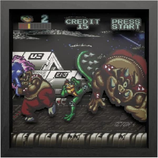 Pixel Frames - Battletoads Big Bad Boot - 23x23 cm