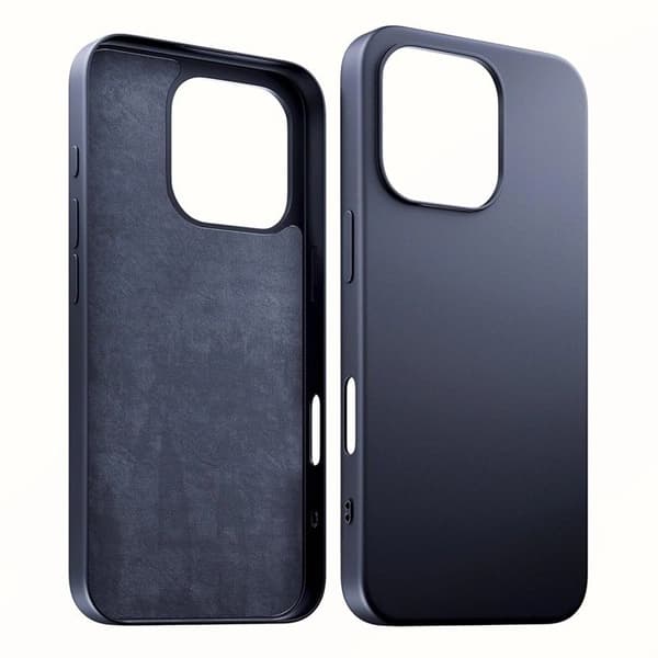 Coque 3mk Matt Case Pro för iPhone 16 Pro Max - Svart