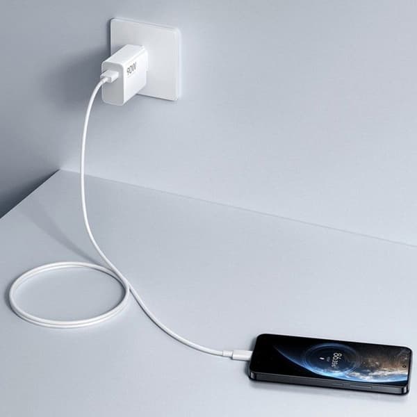 Xiaomi HyperCharge Combo 90 W väggladdare (Typ A) vit