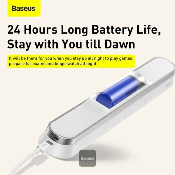 LED-lampe - BASEUS - Magnetisk - Genopladelig USB - Batteritid 24 timer - Moderne design
