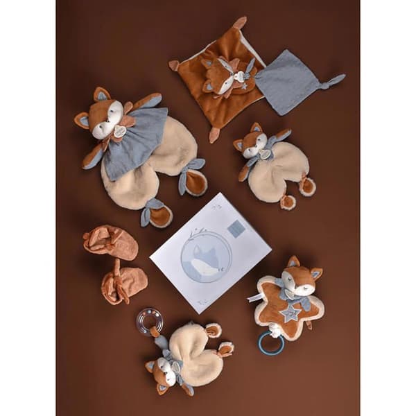 Doudou rangle Timo - 18 cm - DOUDOU ET COMPAGNIE - Beige