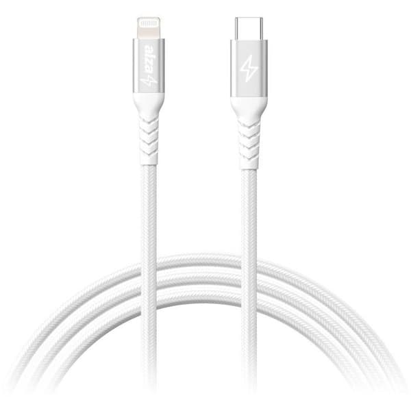 AlzaPower AluCore USB-C til Lightning MFi 2m sølv