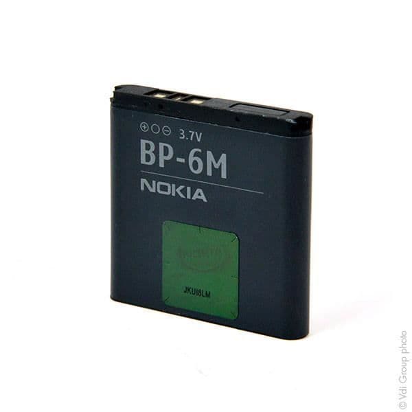Nokia 3,7V 1070mAh telefonbatteri - BP-6M; BP6M-Nokia