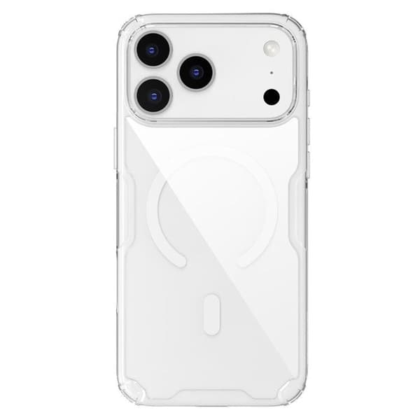 Skal för iPhone 17 Pro Max - TPU+PC, Transparent, MagSafe Skal