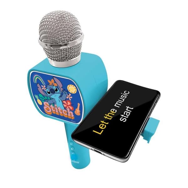 Trådlös Micro Karaoke Stitch med Bluetooth-högtalare