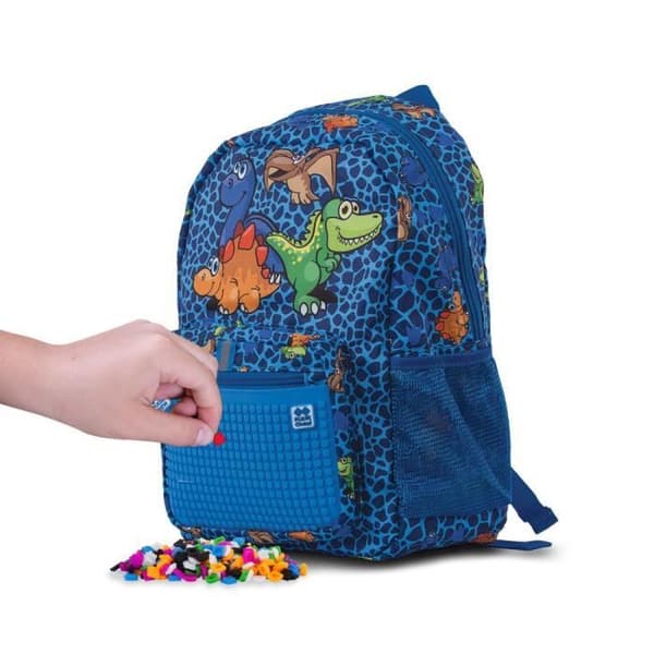 Ryggsäck - MINECRAFT - Pixie Crew - Blå dinosaurie - 100% polyester - För barn