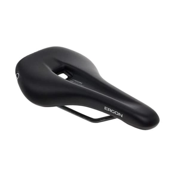 Cykelsæde - Ergon - SM Sport - Sort - Komfortabel Polstring - DIY Montering