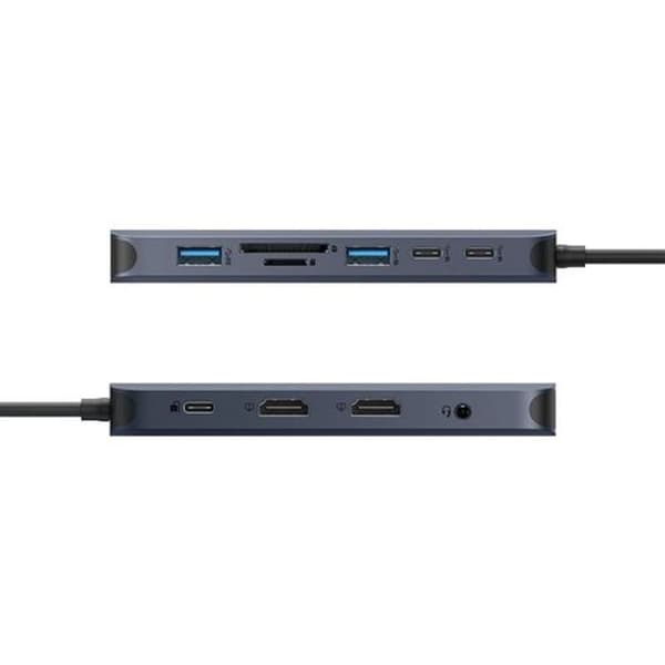 USB C-hub Hyper 11 i 1 Ecosmart Generation 2 MST 140 W Blå och Silver