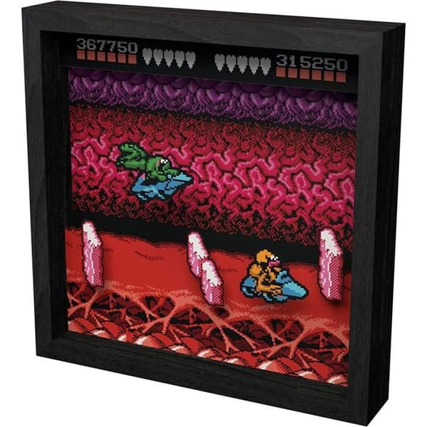 Pixel Frames - Battletoads NES Turbo Tunnel - 23x23 cm
