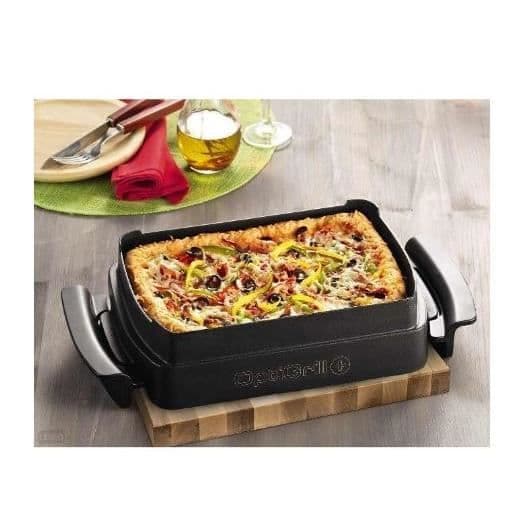 Grill OptiGrill + TEFAL GC7128 - Sort - 6 automatiske grillprogrammer