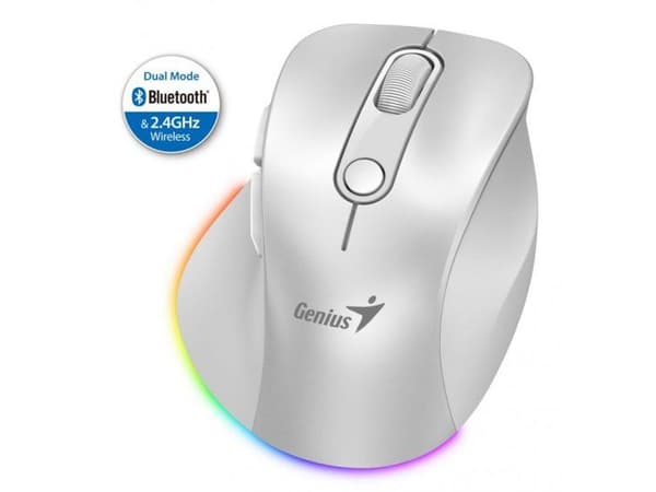 Trådløs Bluetooth genopladelig Mini Ergo 9000S Pro Hvid