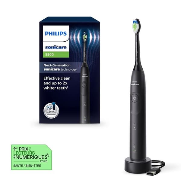 Philips HX7111/01 Sonicare 5500 ELTANDSBØRSTE SORT