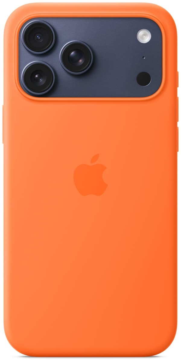 APPLE iPhone 17 Pro Max - Silikonskal med MagSafe - Orange