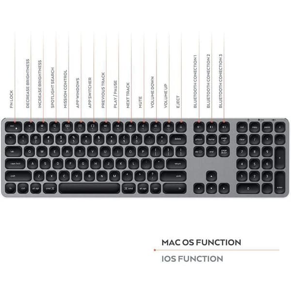 Satechi Aluminium Bluetooth Tangentbord