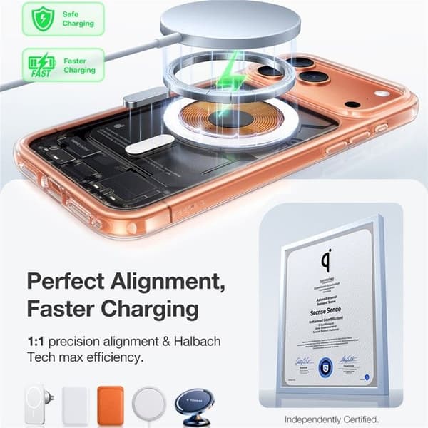 Skal för iPhone 17 Pro Max - TPU+PC, Transparent