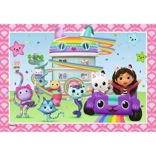 2x24p - Gabby's Dollhouse - RAVENSBURGER - Blå - Karton - Fra 3 år